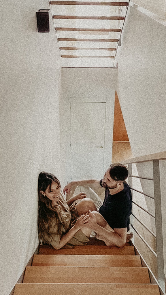 Sesión de fotos de pareja en casa | COVID-19